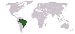 Location of Brazil
