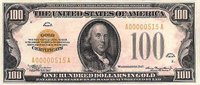 Series 1934 $100 Gold Certificate, Obverse