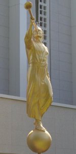 Bern Switzerland Temple Statue of Angel Moroni