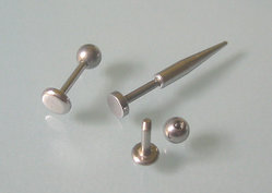 Labret pins.