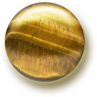 Polished tiger's eye gemstone