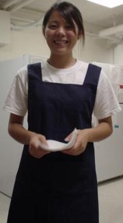 A full length apron