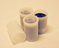 Canisters of 35mm camera film