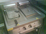 Deep fryer for restaurant use.