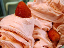 Strawberry ice cream