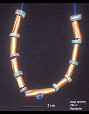 Gold necklace recovered from Jiskairumoko