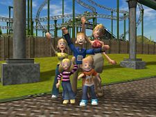 A custom group snapshot. The father (who is the group leader) is taking the photo.