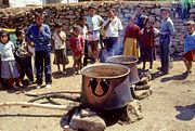 Large three-stone stoves