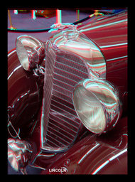 1931 Lincoln with greyhound hood-ornament 