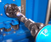 Cardan driveshaft with universal joints