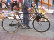 Moped's ancestor - a bike equipped with a motor