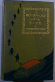 The 1895 cover of A House-Boat on the Styx.