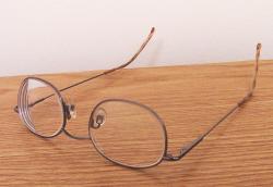 A pair of eyeglasses